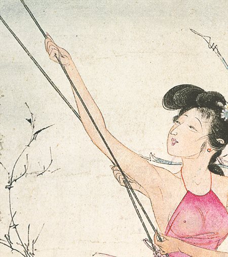 合水县-胡也佛的仕女画和最知名的金瓶梅秘戏图